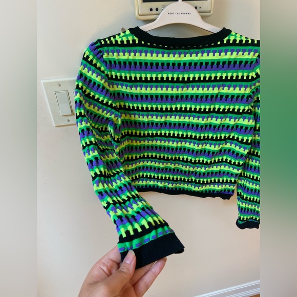 Zara multicolored neon shirt - Picture 4 of 9